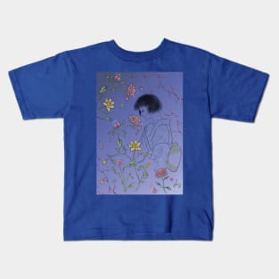 Kimono & Flowers Kids T-Shirt